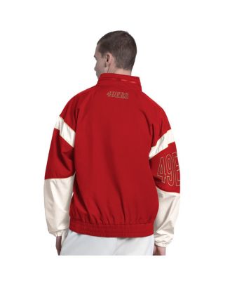 Men's Scarlet San Francisco 49ers The Gust Full-Zip Hoodie