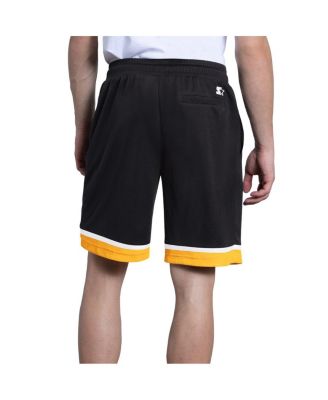 Men's Black Pittsburgh Steelers Power Play Mesh Shorts