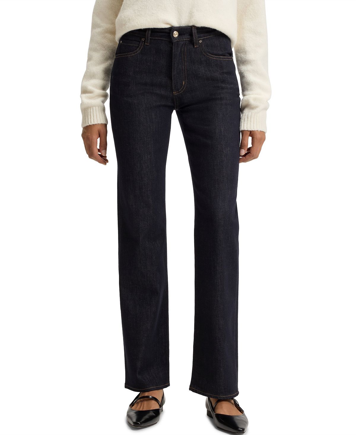 BOSS by Hugo Boss Women's Stay Indigo Stretch Denim Slim-Fit Jeans view 1 — MAYCSS fashion products