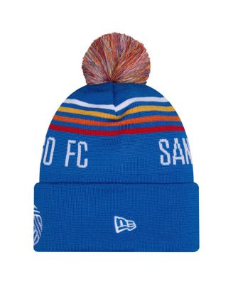 Men's Royal San Diego FC 2026 Jersey Hook Cuffed Knit Hat with Pom