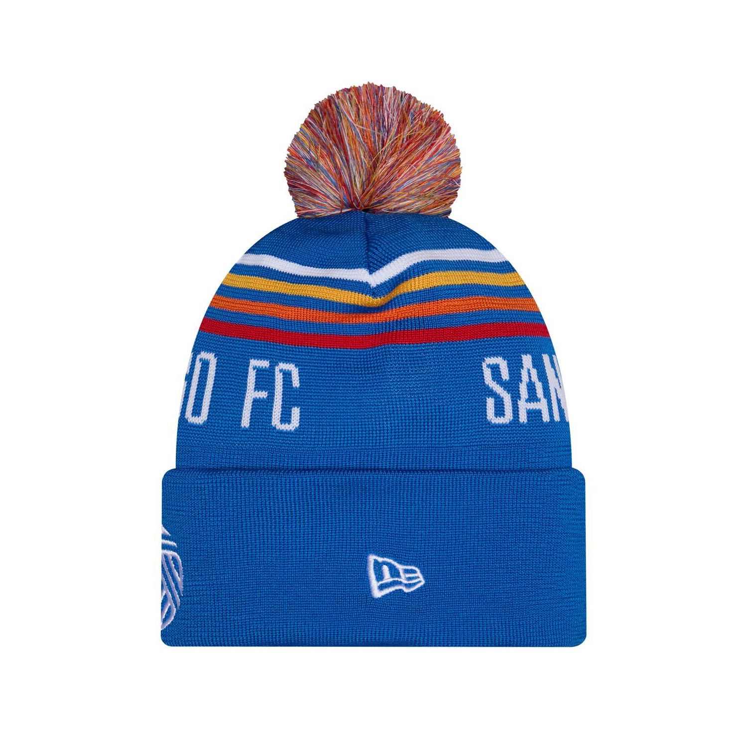 Men's Royal San Diego FC 2026 Jersey Hook Cuffed Knit Hat with Pom