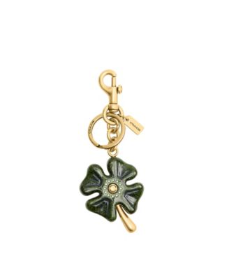 Metal Four Leaf Clover Bag Charm