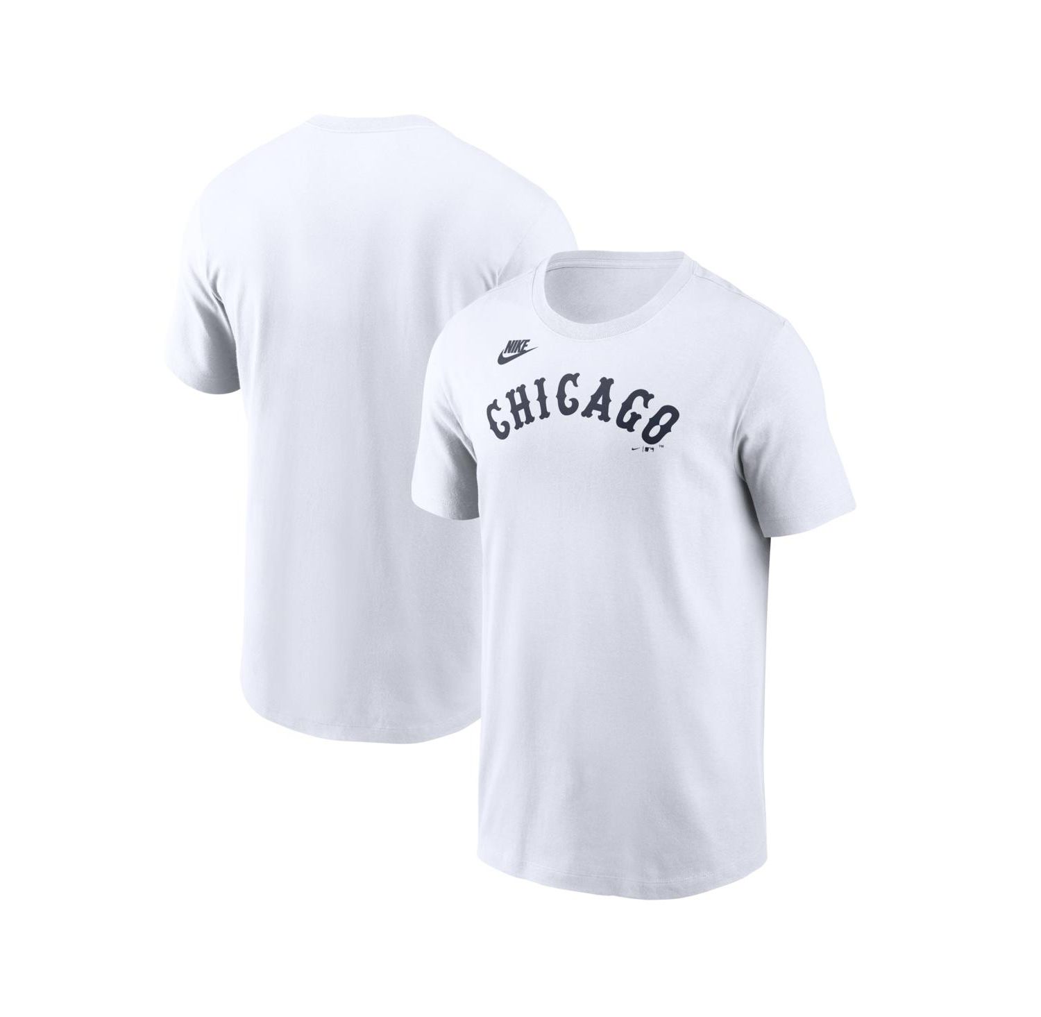 Men's White Chicago White Sox Cooperstown Collection Wordmark T-Shirt