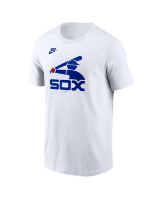 Men's White Chicago White Sox Cooperstown Collection Logo T-Shirt