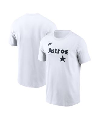 Men's White Houston Astros Cooperstown Collection Logo T-Shirt