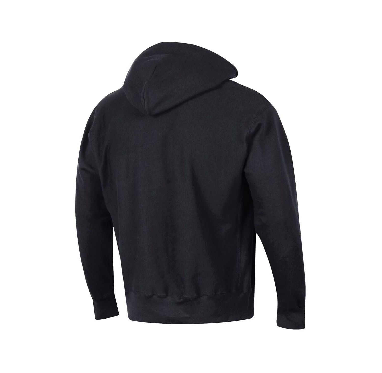 Men's Black Cincinnati Reds Reverse Weave Chenille Hoodie