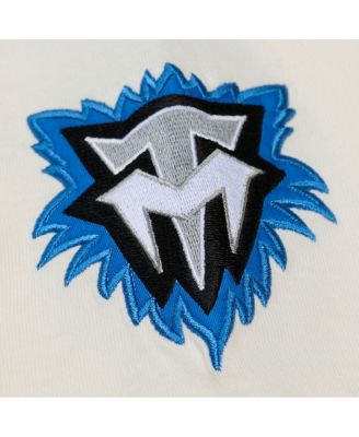 Men's Cream Minnesota Timberwolves Hardwood Classics Chainstitch Premium T-Shirt