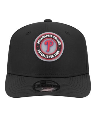 Men's Black Philadelphia Phillies Circle 9SEVENTY Adjustable Hat