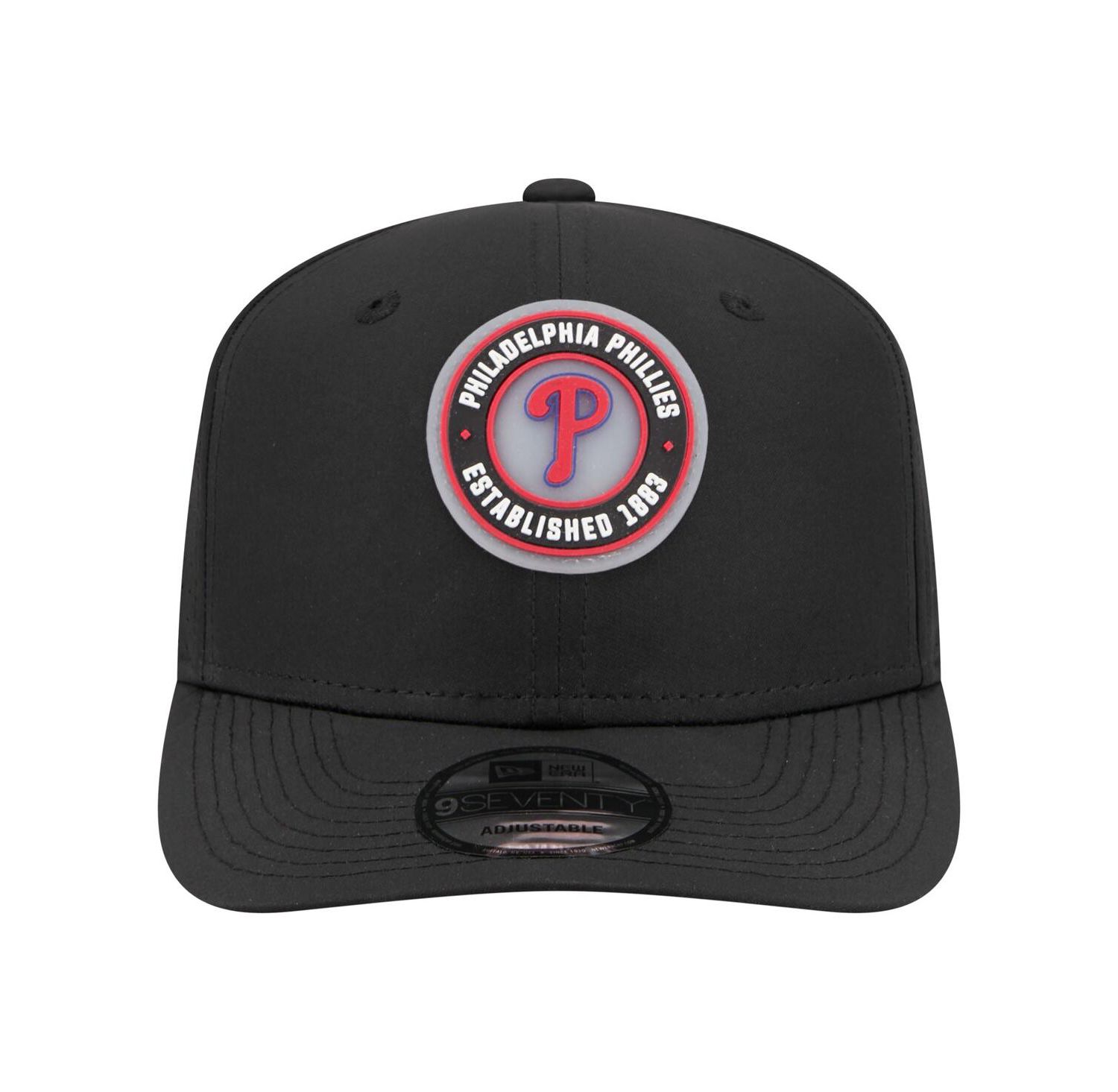 Men's Black Philadelphia Phillies Circle 9SEVENTY Adjustable Hat