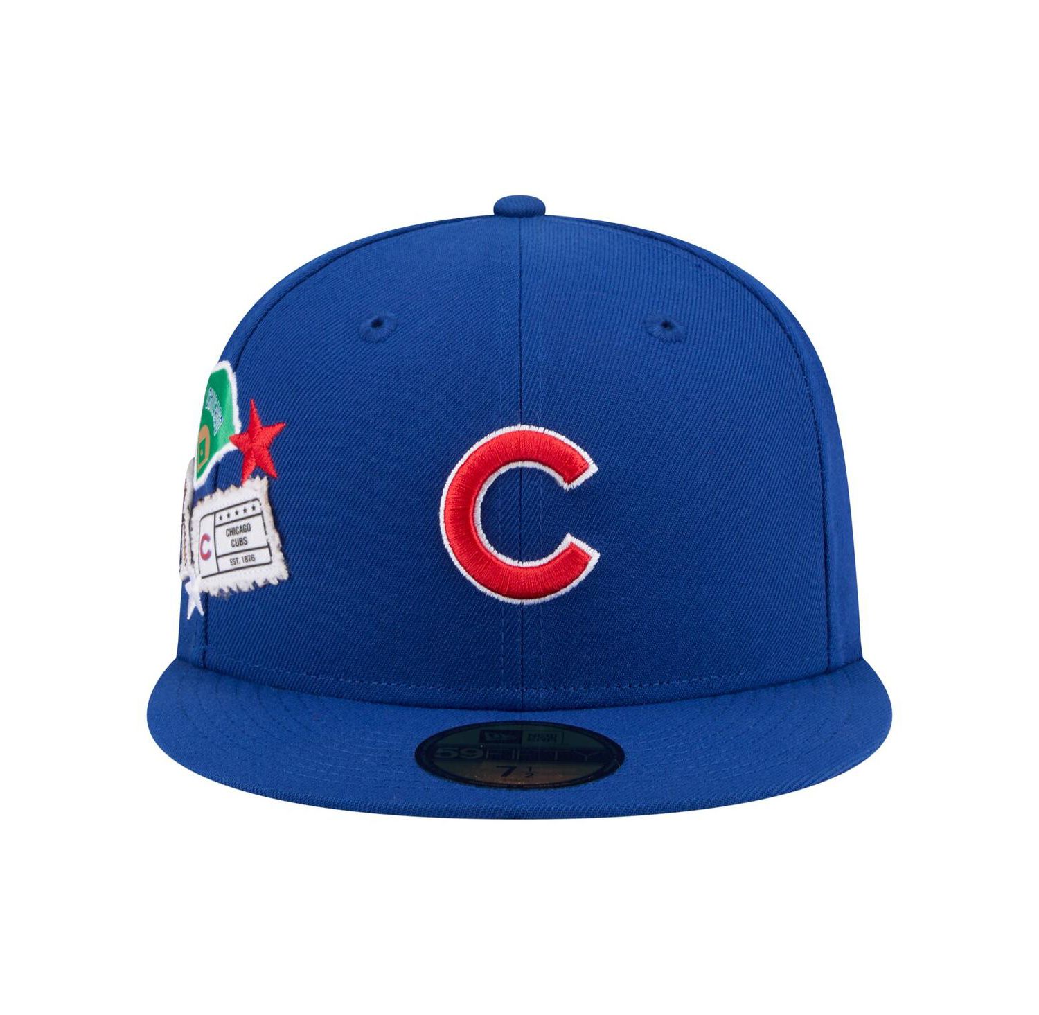 Men's Royal Chicago Cubs City Patch 59FIFTY Fitted Hat