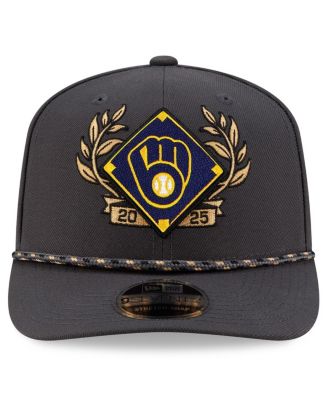 Men's Charcoal Milwaukee Brewers 2025 National League Division Series Champions 9SEVENTY Adjustable Hat
