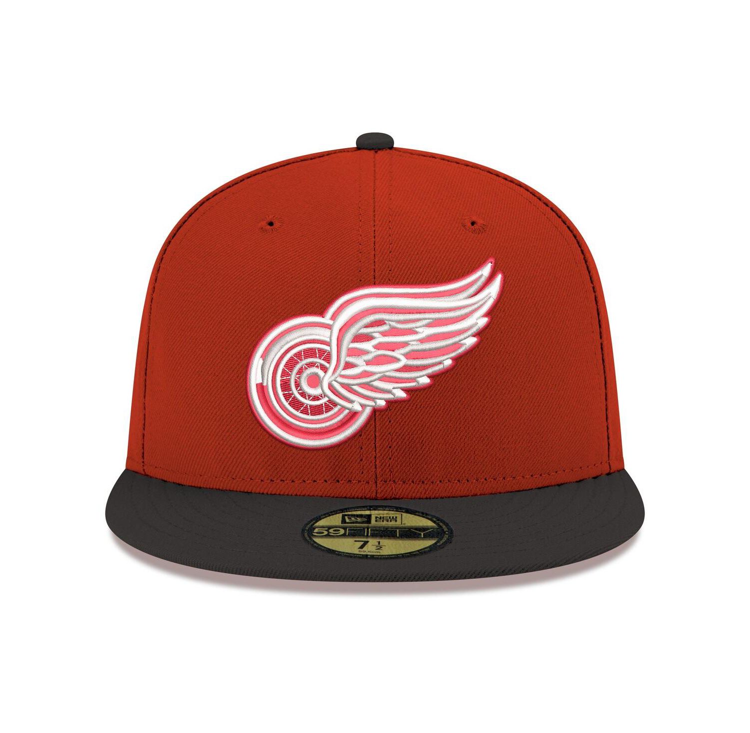 Men's Red Detroit Red Wings Core Logo Two-Tone 59FIFTY Fitted Hat