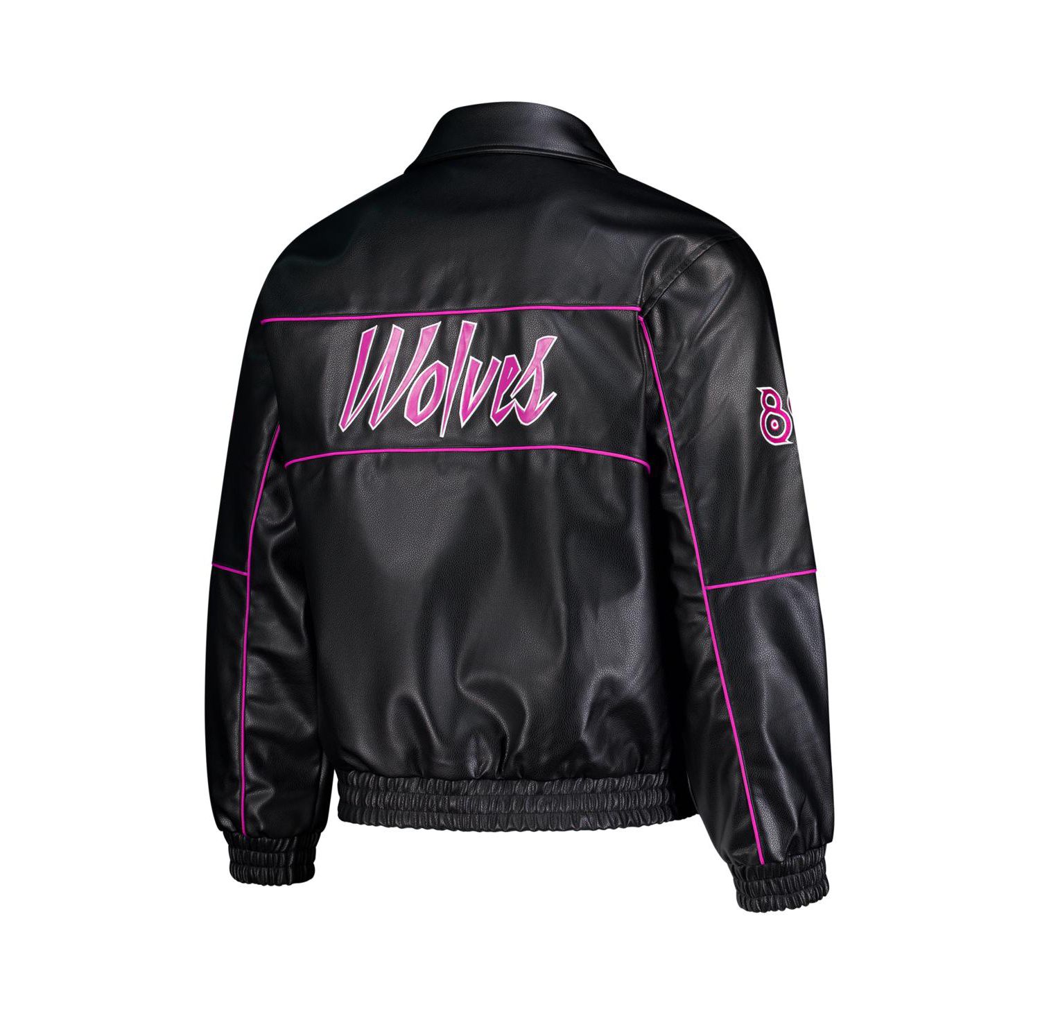 Men's and Women's Black Minnesota Timberwolves City Edition Full-Snap Jacket