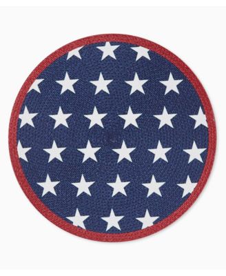 Liberty Woven Braided Round Placemats, Set of 4