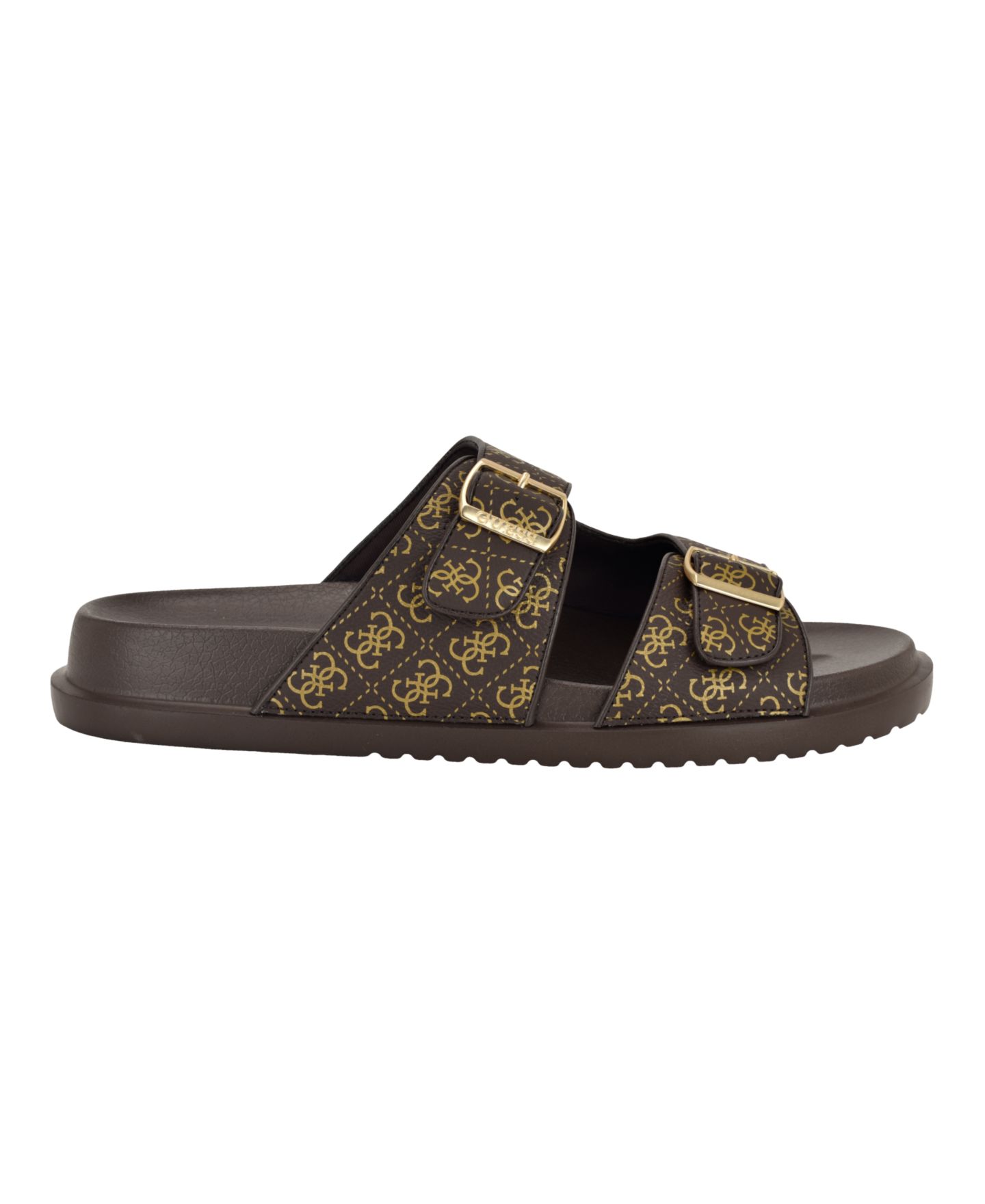 Мужские сандалии GUESS Veribno Slip-On, цвет: Тёмный коричневый — фото 2