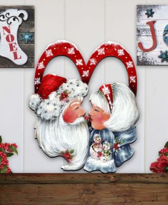 Merry Kissmas, Holiday Door Decor