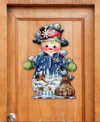 Freezing Friends, Frosting Sparkle, Holiday Door Decor