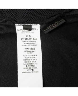 Men's Velvet Zip Up Medusa Hoodie