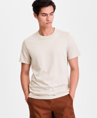 Men's Mercerized Cotton Short Sleeve Crewneck T-Shirt