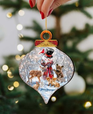 Forest Friends Holiday Ornaments, Set of 2