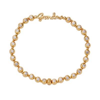 Grandma Elongated Crystal Stretch Bracelet