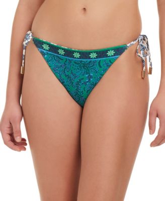 Women's Solar Power Tie Side Pull-On Bikini Bottom