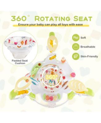 Toddler Height Adjustable Activity Center with Bounce Seat