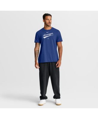 Men's Royal Nicaragua Baseball 2026 World Baseball Classic Wordmark T-Shirt