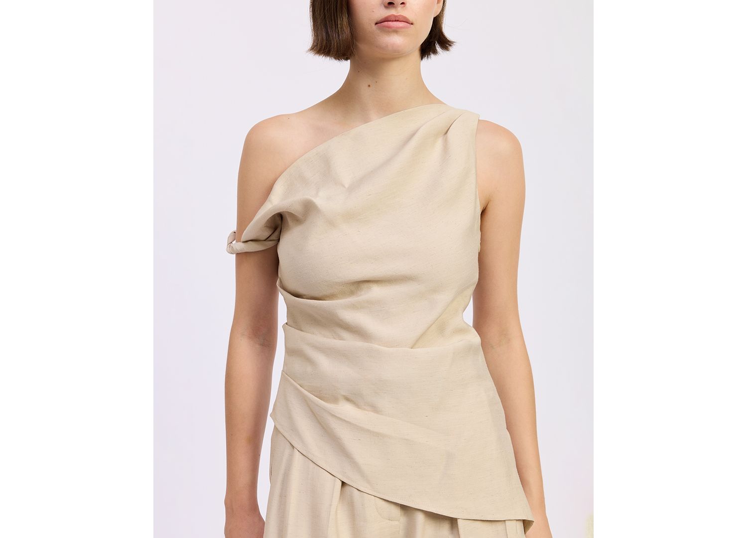 Women's One-Shoulder Asymmetric Selma Top