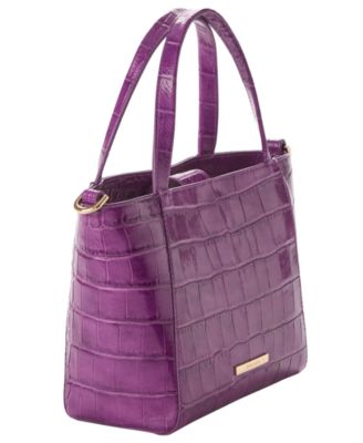 Mona Alba Small Leather Crossbody Tote Bag