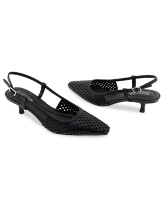Women's Maggie Perf Slingback Kitten Heel Pumps