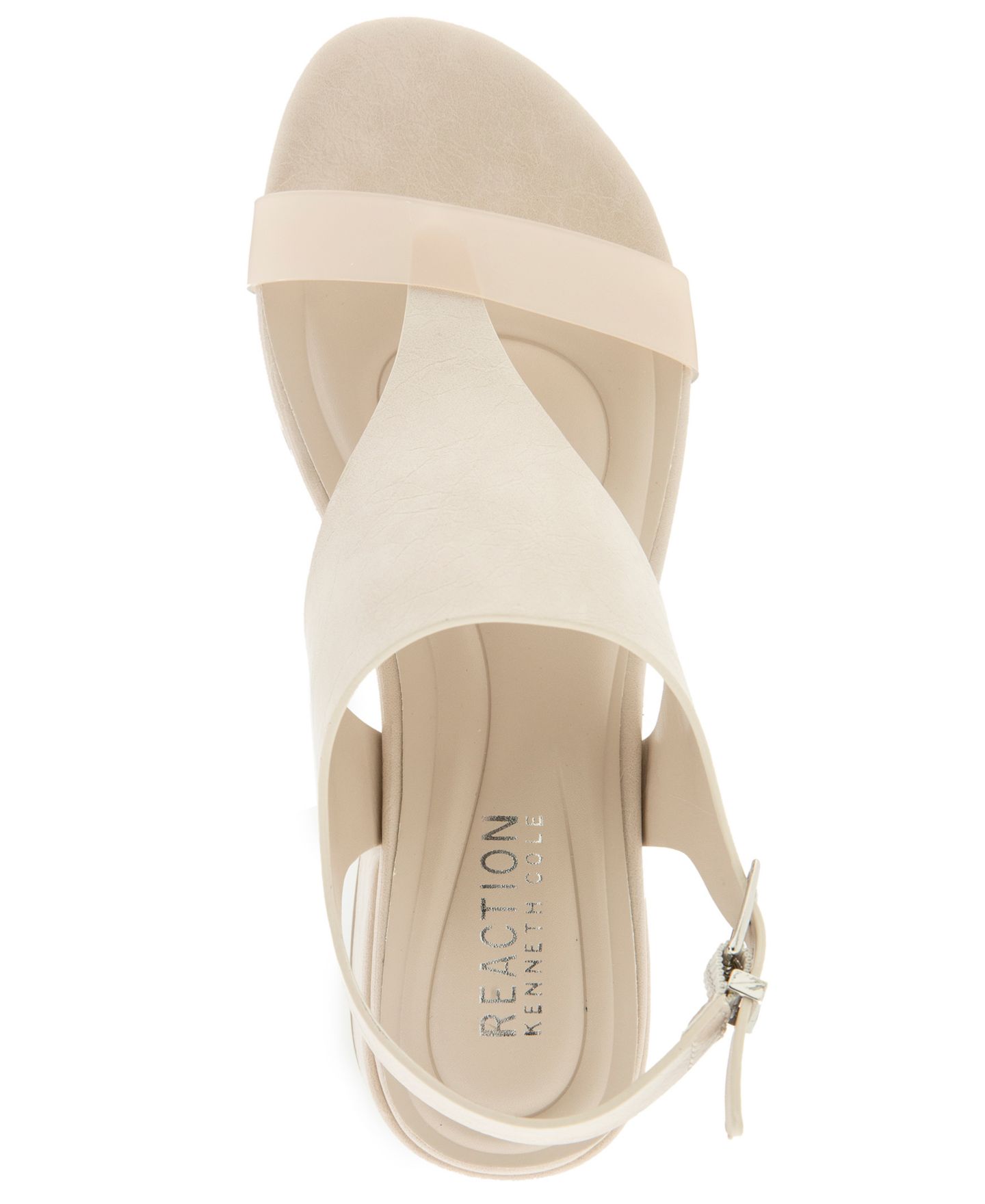 Женские сандалии Kenneth Cole Reaction Kure Block Heel Dress Sandals, цвет: Кремовый — фото 4