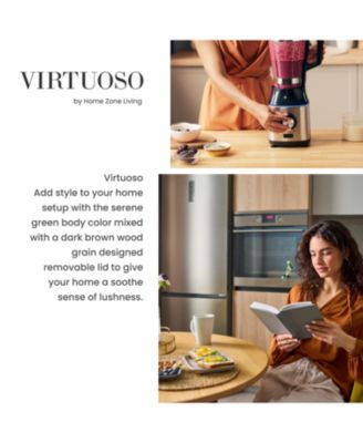 2-Pack 2 Gallon Small Square Trash Cans with Open Top and Handle