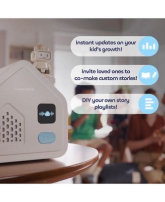 Lion Family AI Storyteller Set - Premium Toddlers Educational Toy & Screen-Free Interactive Bedtime Robot