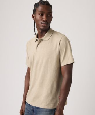 Men's Merritt Striped Collared Polo Shirt