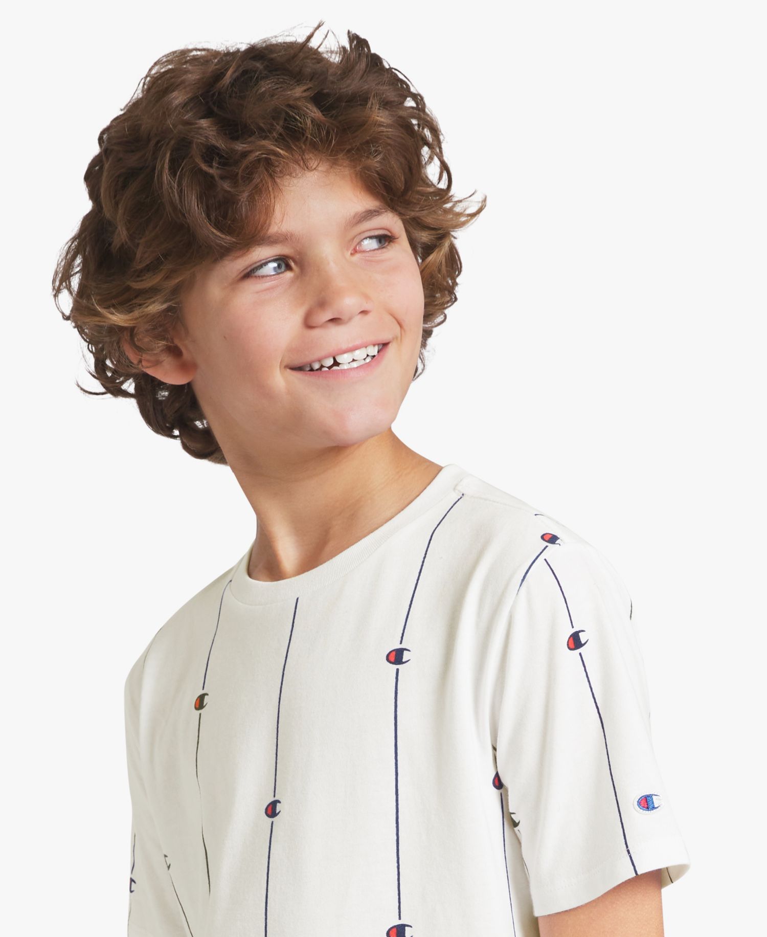 Big Boys' Printed Short-Sleeve Crewneck T-Shirt