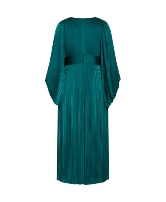 green emerald velvet dress Macy Lace Up Slim Glitter Satin Formal Dress