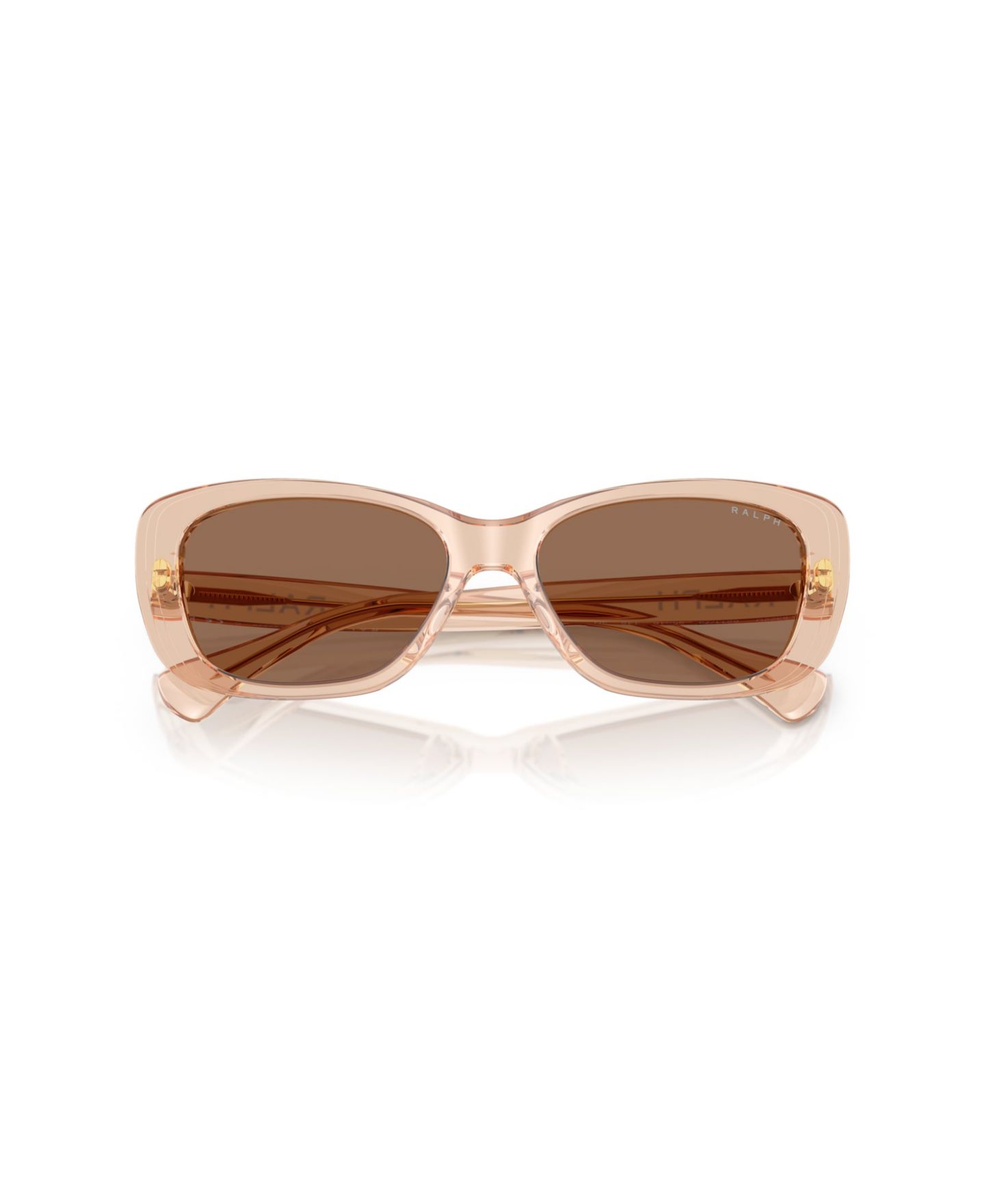 Женские прямоугольные солнцезащитные очки Ralph by Ralph Lauren RA5322U, цвет: Коричневый — фото 5