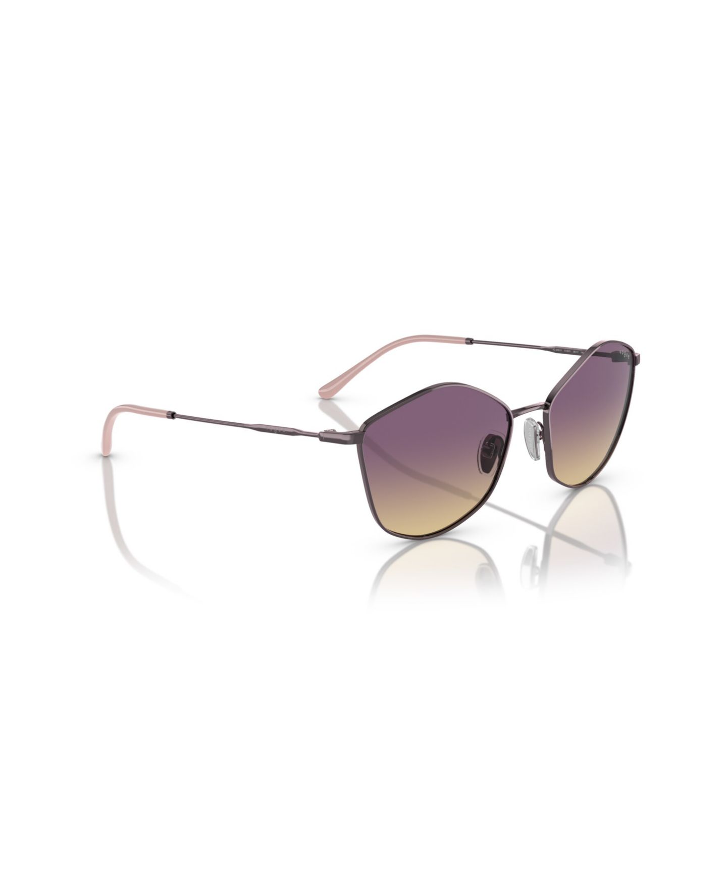 Женские солнцезащитные очки Vogue Eyewear Geometric Sunglasses, VO4282S, цвет: Фиолетовый — фото 6