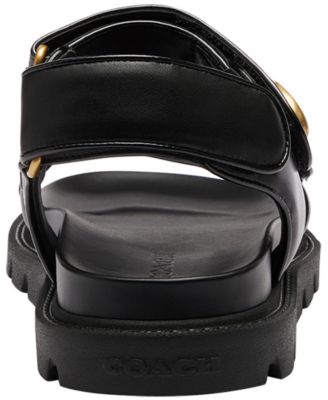 Women's Brynn Leather Round Toe Sandals