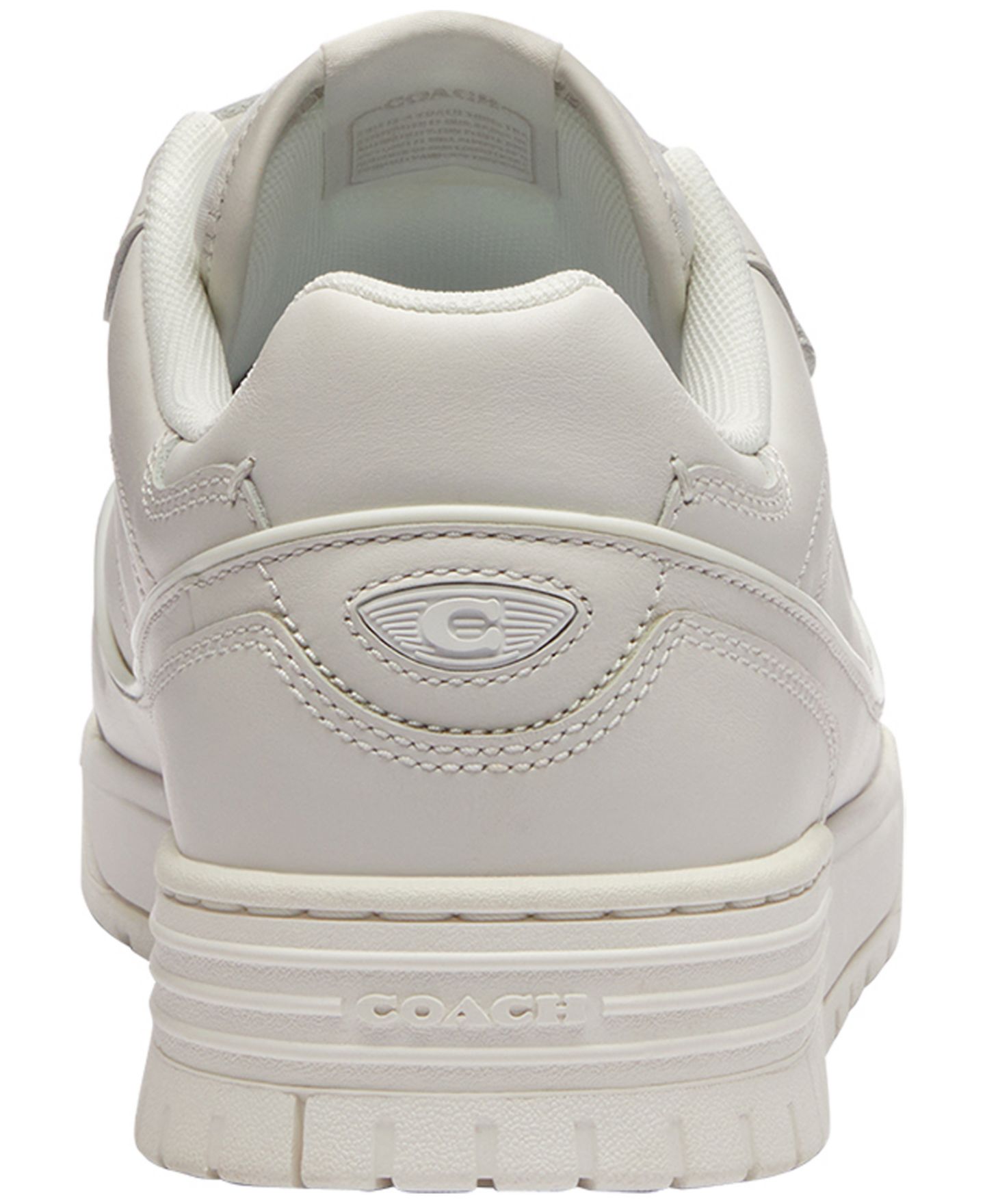 Женские кроссовки COACH Soho Double Strap Round Toe, цвет: Оптический белый — фото 3