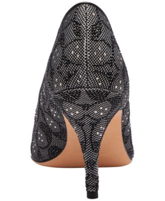 Women's Daisy Crystal Signature Jacquard Pump