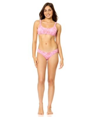 Women's Golden Bikini Top and Bottoms