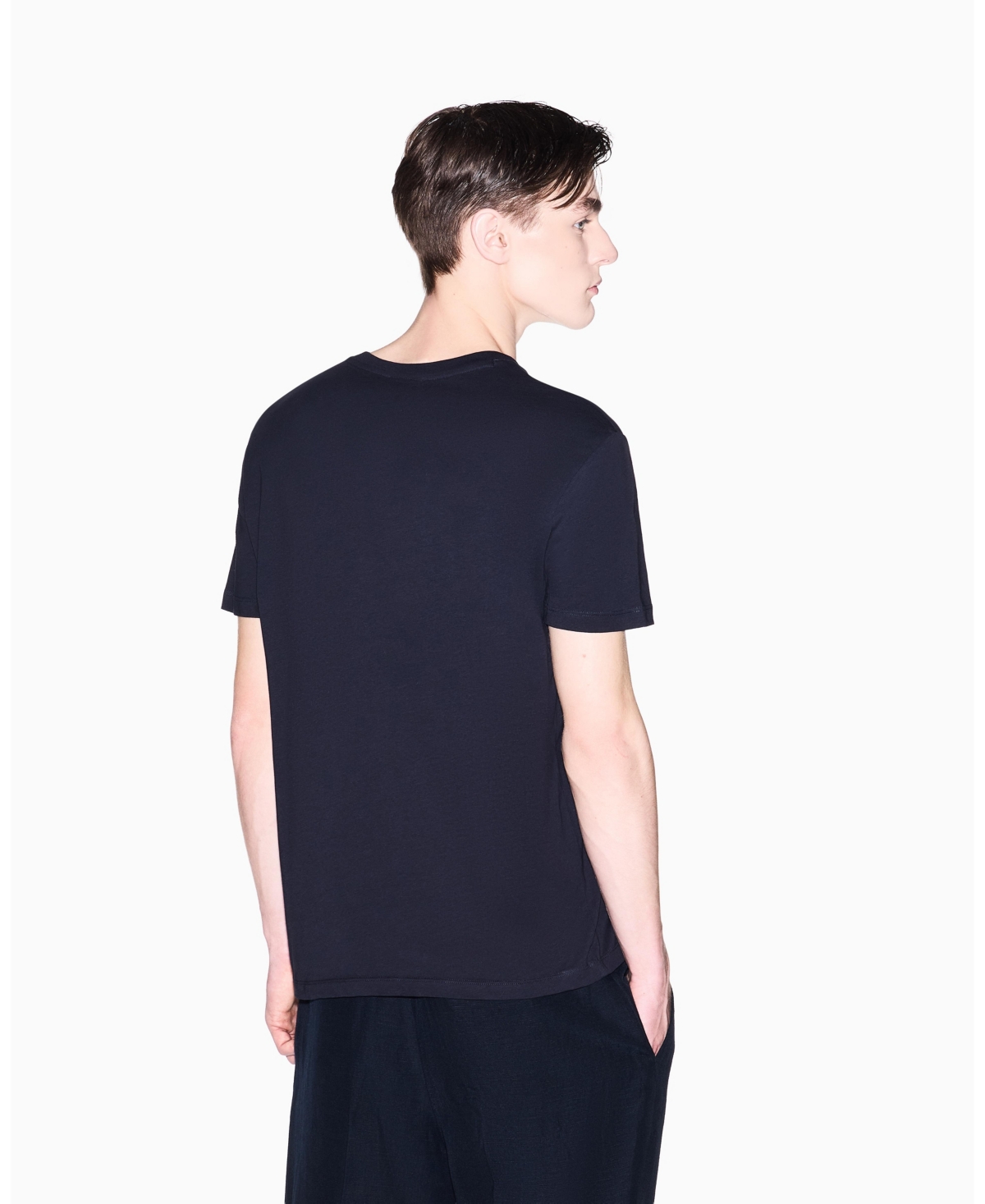 A|X Armani Exchange Men's Short Sleeve Varsity Logo T-Shirt