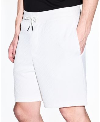Men's Jacquard Allover Logo Fleece Short