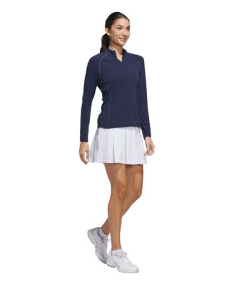 Women's Quarter-Zip Mock Polo Shirt