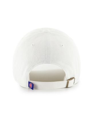 Men's White Detroit Pistons Clean Up Adjustable Hat
