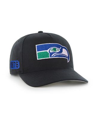 Men's Black Seattle Seahawks Blackout Date Hitch Adjustable Hat