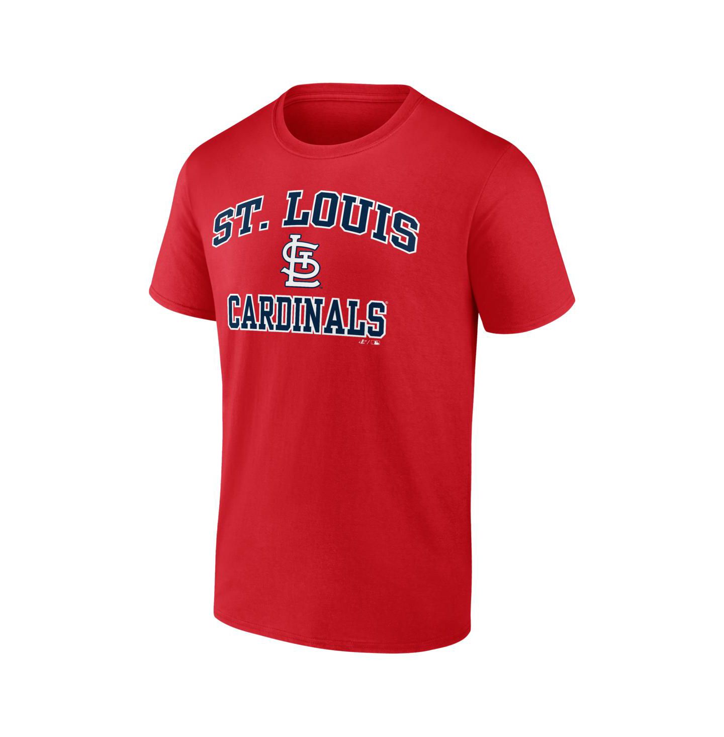 Мужская футболка Logo Athletic Red St. Louis Cardinals Heart and Soul — фото 2