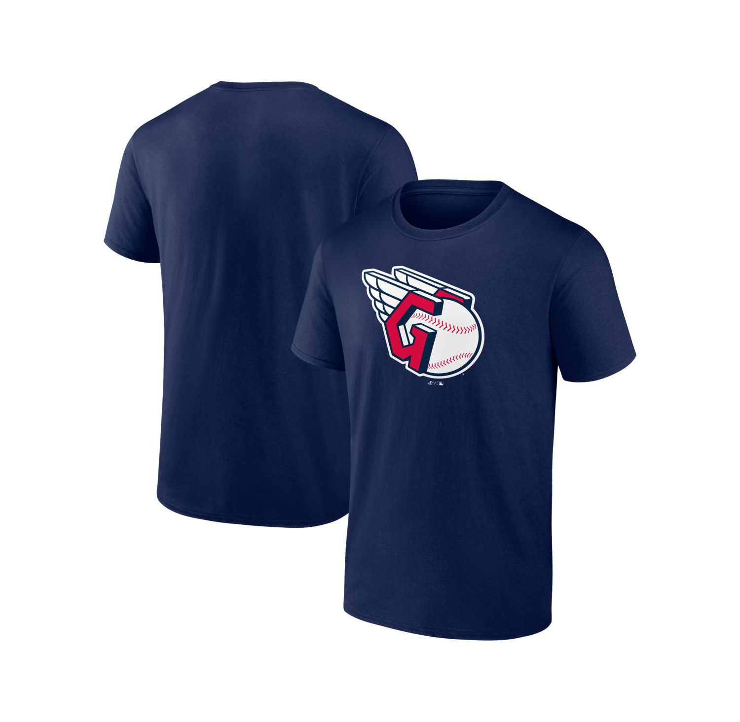 Men's Navy Cleveland Guardians Logo T-Shirt